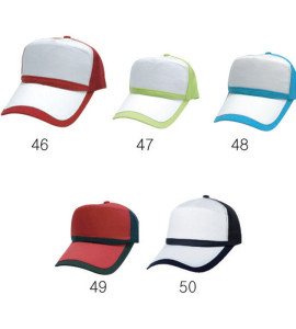 칠각행사모 (이중배색)