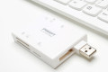 아트텍 USB 카드리더기 (TF+CF+SD) CA195